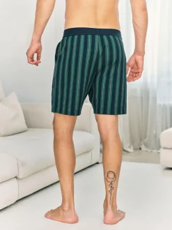 Chelsea Peers Blue Stripe Pyjama Shorts Outlet