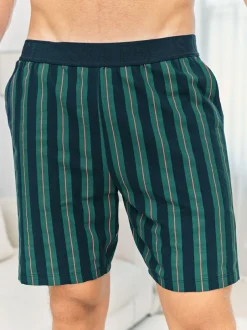 Chelsea Peers Blue Stripe Pyjama Shorts Outlet