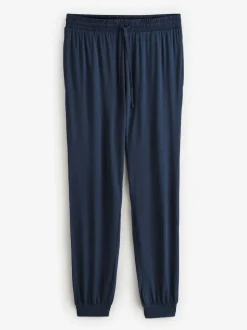 Chelsea Peers Blue TENCEL™ Modal Long Crew Neck Pyjama Set New