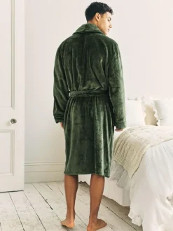 Chelsea Peers Green Fleece Dressing Gown Online