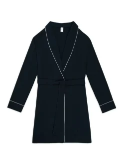 Chelsea Peers Navy TENCEL™ Modal Dressing Gown