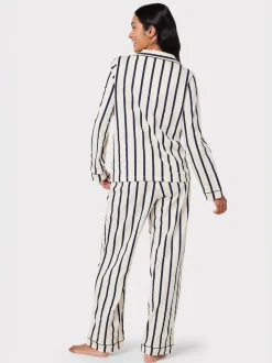 Chelsea Peers White/Blue Long Pyjamas Sets Best