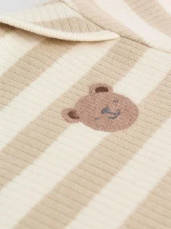 Next Chocolate Brown Baby Short Sleeve Bodysuits 5 Pack Sale