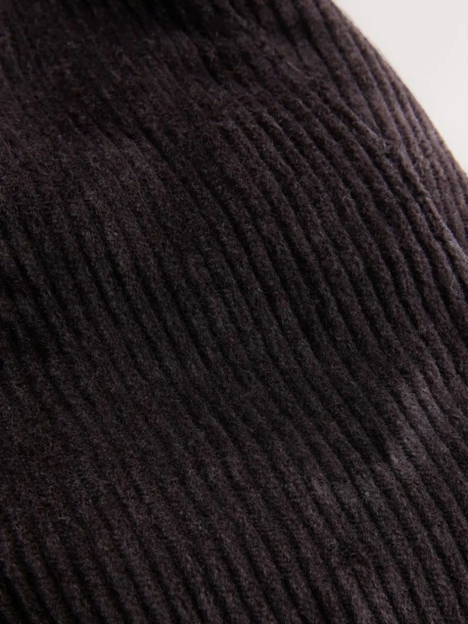 Next Chocolate Brown Cord Flat Cap New