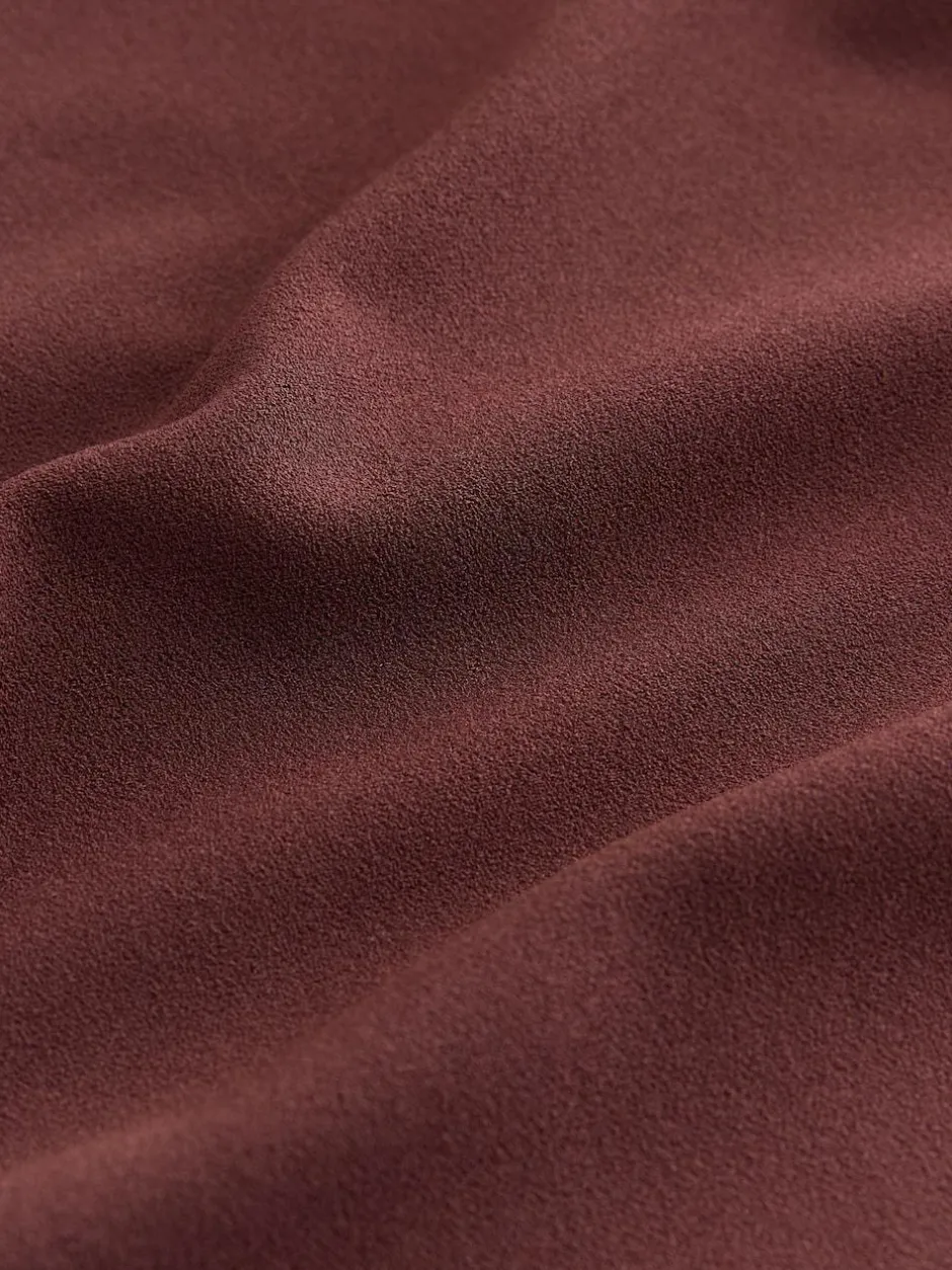 Next Draped Midi Ruched Dress Chocolate Brown Discount