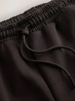 Next Essential Cuffed Jersey Joggers Chocolate Brown Hot