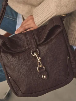 Next Messenger Cross-Body Bag Chocolate Brown Sale