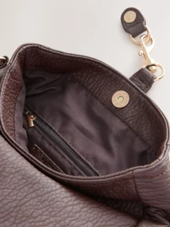 Next Messenger Cross-Body Bag Chocolate Brown Sale