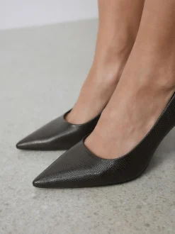 Next Standard/Wide Fit Forever Comfort® Point Toe Court Heels Chocolate Brown New