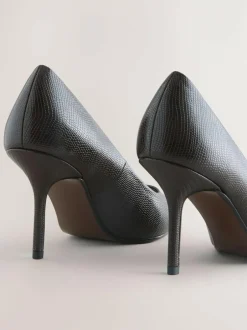 Next Standard/Wide Fit Forever Comfort® Point Toe Court Heels Chocolate Brown New