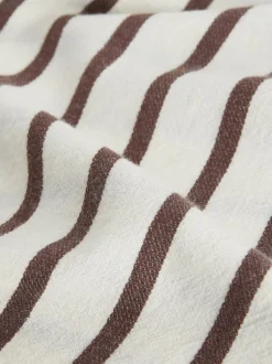 Next Chocolate Brown Summer Column Skirt With Linen Sale