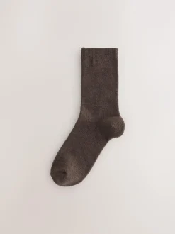 Next Thermal Fleece Socks 2 Pack Chocolate Brown Best