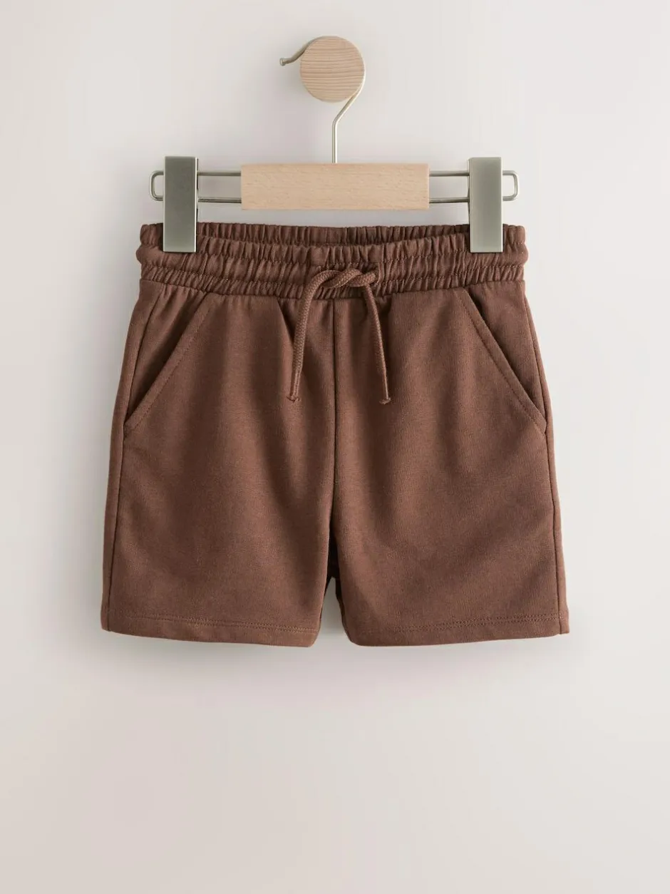 Next Jersey Shorts 3 Pack (3mths-7yrs) Chocolate Brown/Black/Stone/Grey Hot
