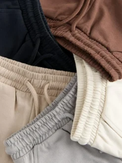 Next Jersey Shorts 3 Pack (3mths-7yrs) Chocolate Brown/Black/Stone/Grey Hot