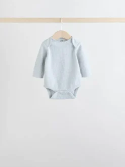 Next Chocolate Pink Long Sleeve Baby Bodysuits 5 Pack Sale
