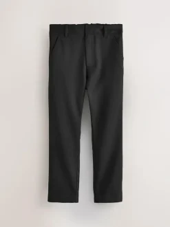 Clarks 2 Pack Regular Fit Fastening School Trousers Black Clearance
