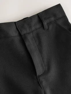 Clarks 2 Pack Regular Fit Fastening School Trousers Black Clearance