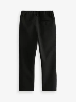 Clarks Black Fastened School Trousers with Stretch Discount