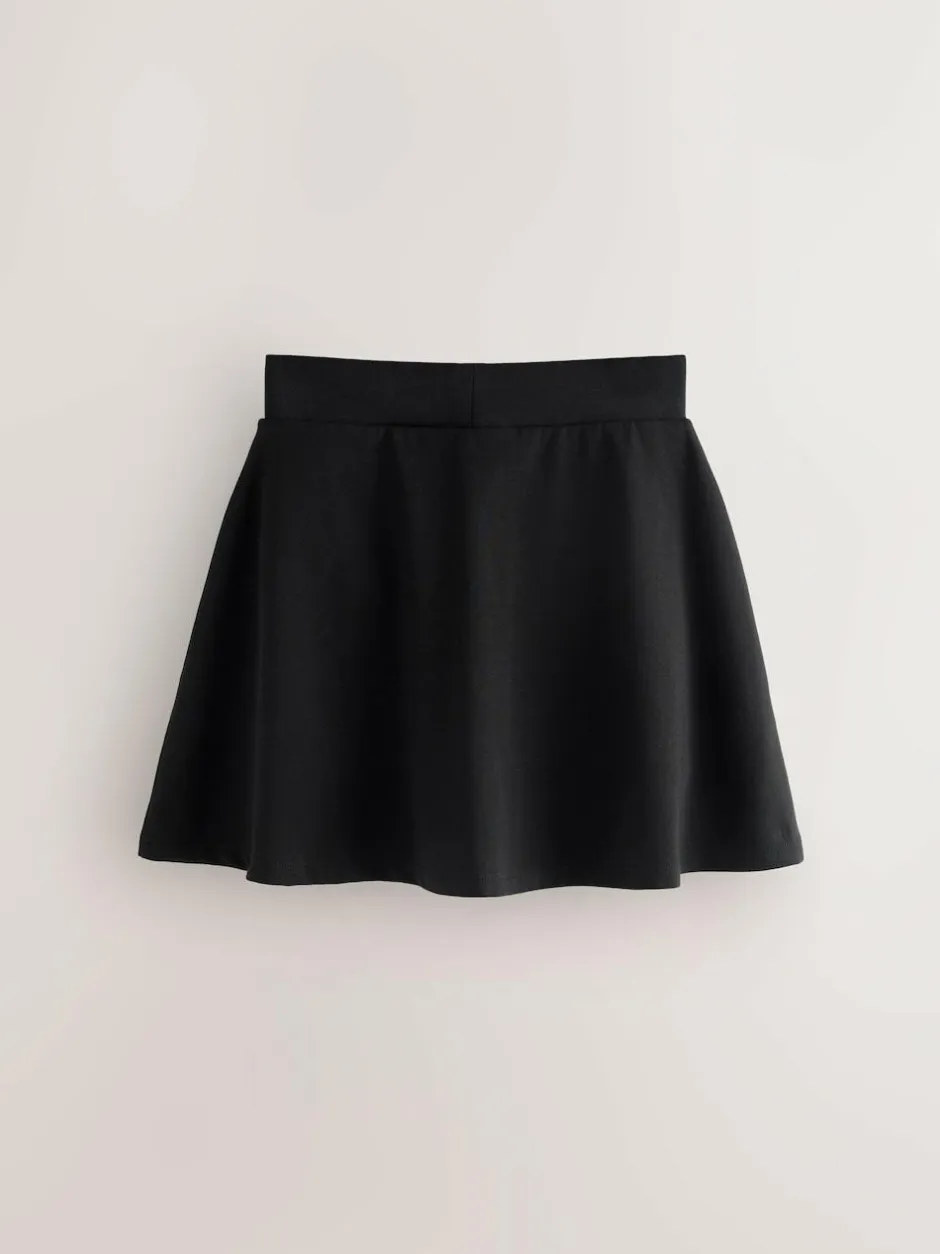 Clarks Black Jersey School Skort Online