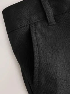 Clarks Black Slim Fit Boys Fastening School Trousers Online