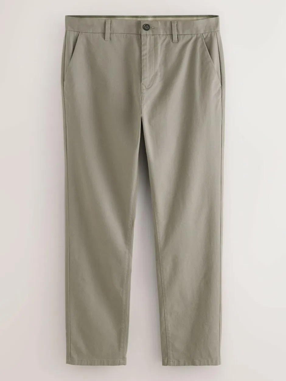 Next Clay Slim Fit Stretch Chinos Trousers Clearance