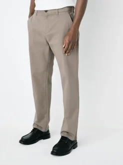 Next Clay Straight Fit Stretch Chinos Trousers Sale