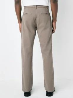 Next Clay Straight Fit Stretch Chinos Trousers Sale