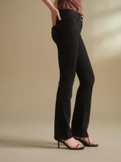 Next Lift, Slim And Shape Bootcut Jeans Clean Black Outlet
