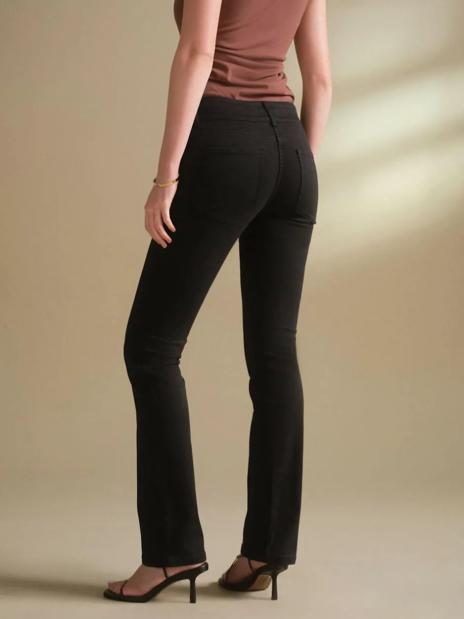 Next Lift, Slim And Shape Bootcut Jeans Clean Black Outlet