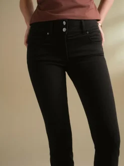 Next Lift, Slim And Shape Bootcut Jeans Clean Black Outlet