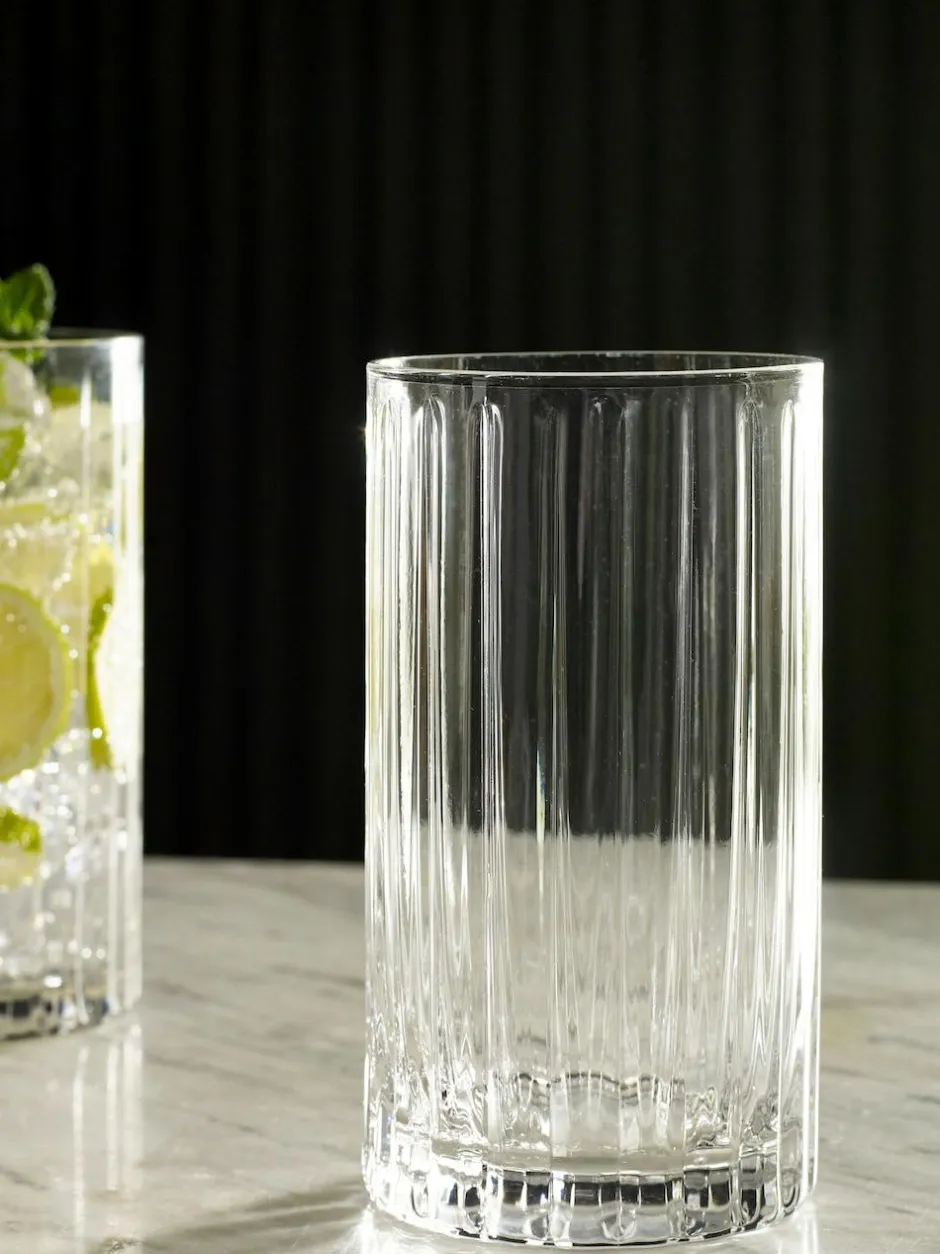Next Clear Collins Set of 4 Tall Tumbler Glasses