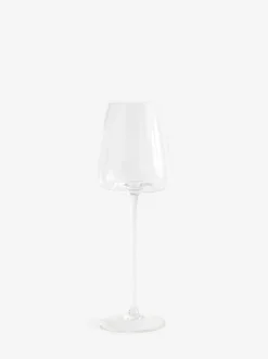 Next Clear Tapered Set of 4 White Wine Glasses Discount
