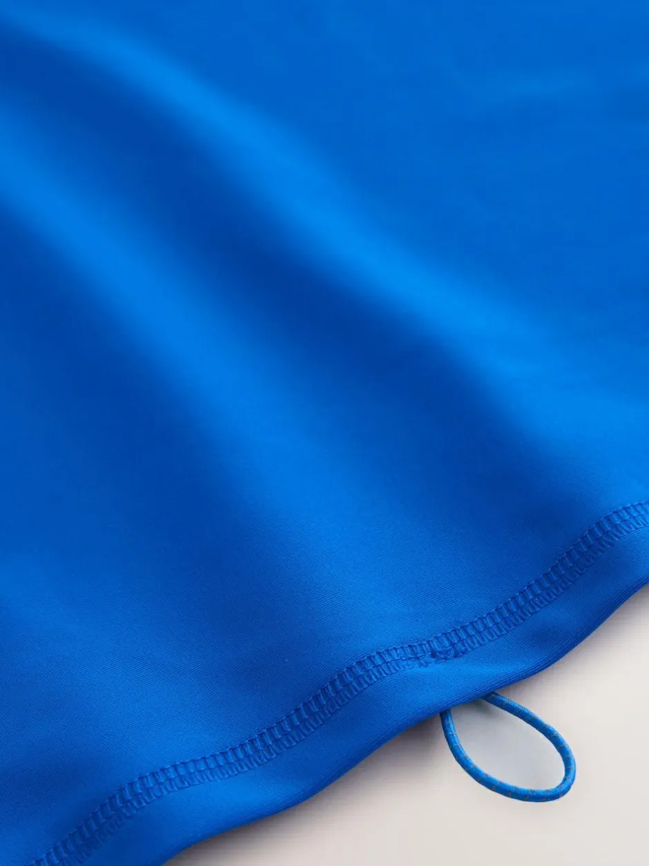 Next Active Short Sleeve Rash Vest Cobalt Blue New