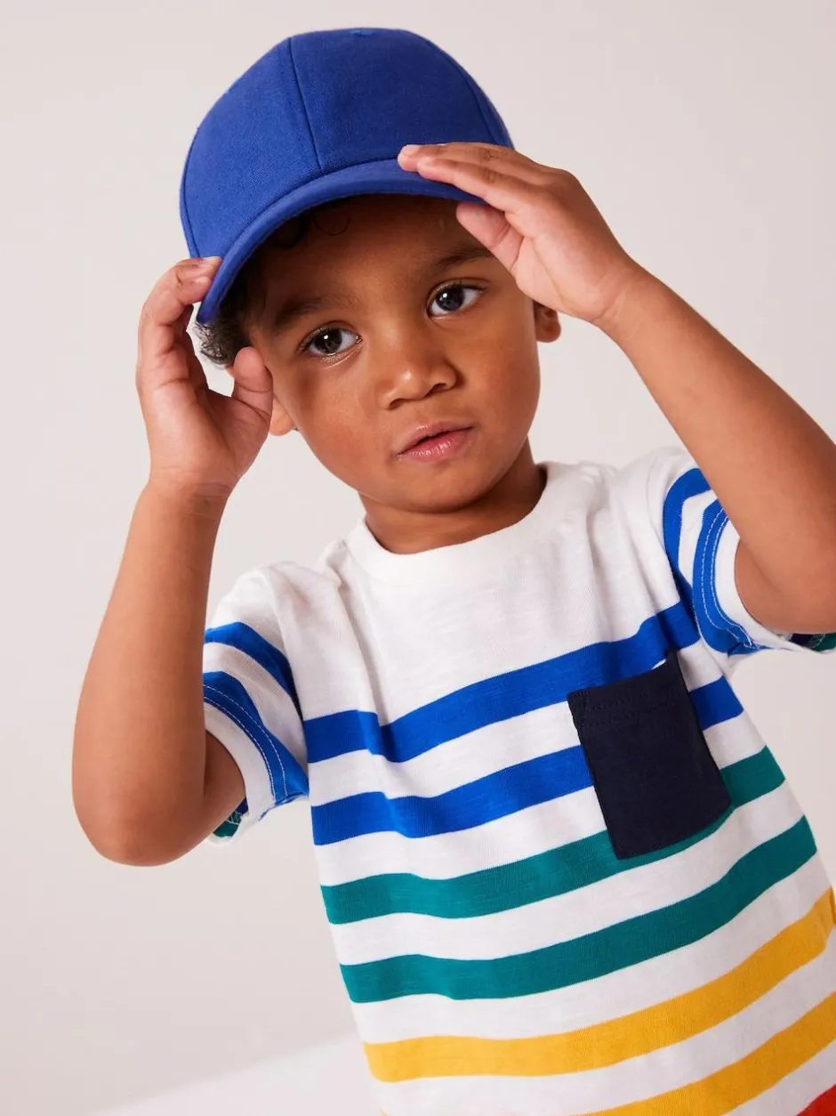 Next Canvas 100% Cotton Cap 1-16 years (3mths-16yrs) Cobalt Blue Discount
