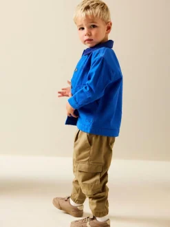 Next Canvas Overshirt (3mths-7yrs) Cobalt Blue Hot