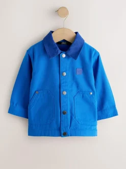 Next Canvas Overshirt (3mths-7yrs) Cobalt Blue Hot