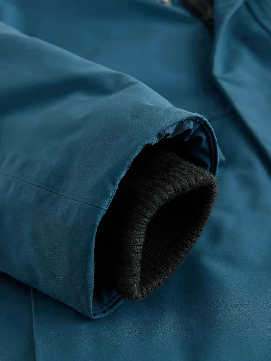 Next Waterproof Parka Coat (3-17yrs) Cobalt Blue Best