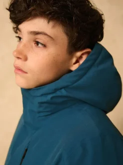 Next Waterproof Parka Coat (3-17yrs) Cobalt Blue Best