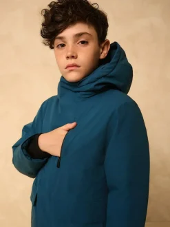 Next Waterproof Parka Coat (3-17yrs) Cobalt Blue Best