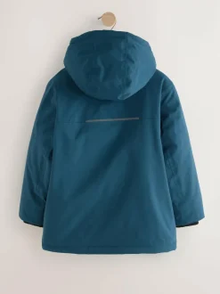Next Waterproof Parka Coat (3-17yrs) Cobalt Blue Best