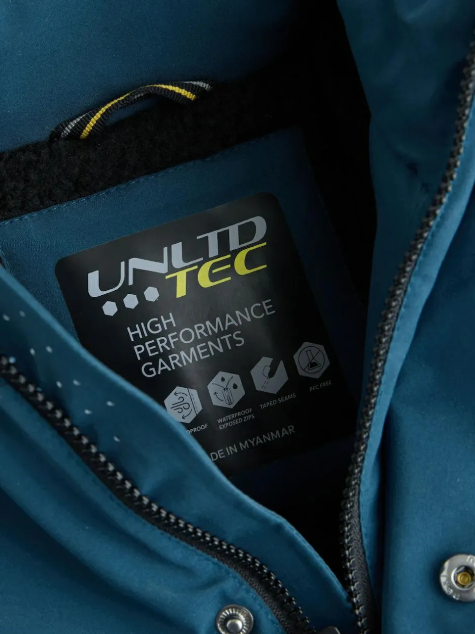 Next Waterproof Parka Coat (3-17yrs) Cobalt Blue Best