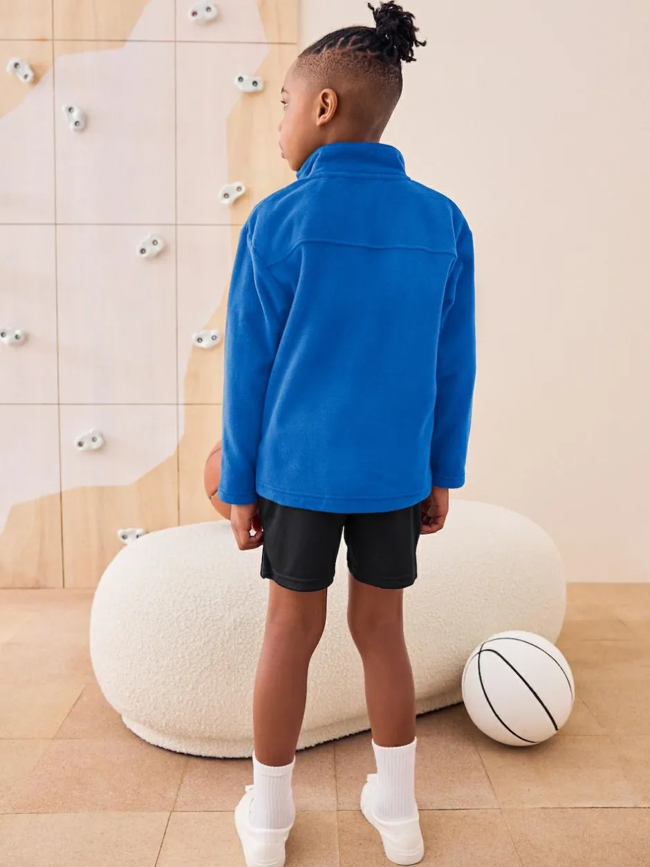 Next Zip-Up Fleece Jacket With Pockets (3-16yrs) Cobalt Blue Hot