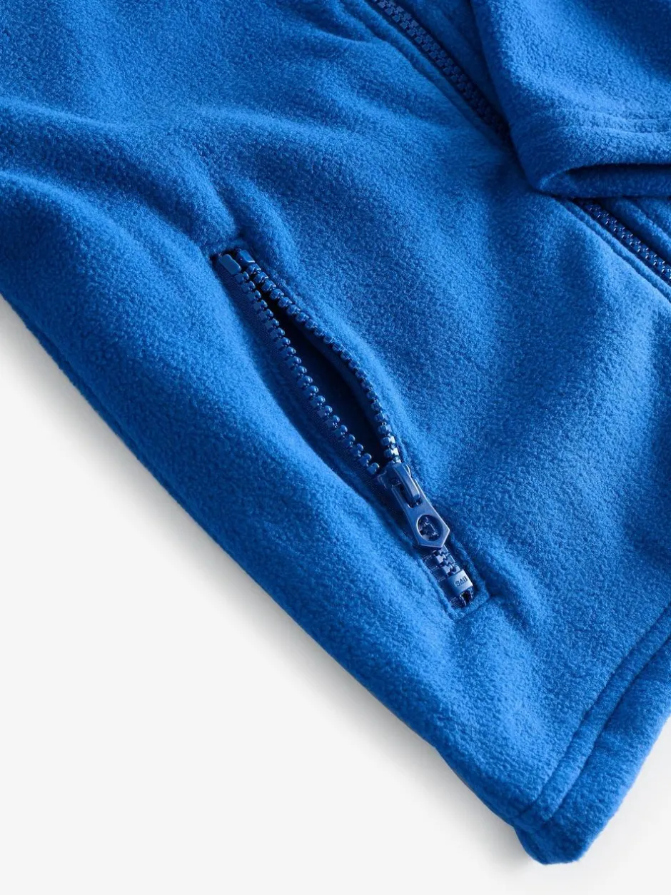 Next Zip-Up Fleece Jacket With Pockets (3-16yrs) Cobalt Blue Hot