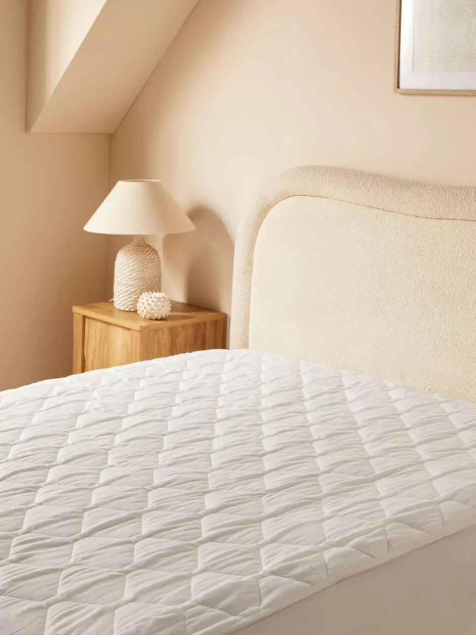 Next Collection Luxe 200 Thread Count 100% Cotton Regular Mattress Protector Online
