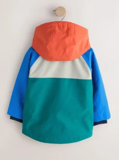 Next Waterproof Fleece Lined Anorak (3mths-7yrs) Colourbock Clearance
