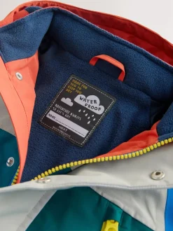 Next Waterproof Fleece Lined Anorak (3mths-7yrs) Colourbock Clearance