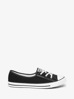 Converse Ballet Lace Trainers Black Outlet