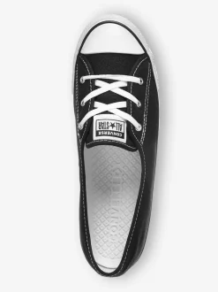 Converse Ballet Lace Trainers Black Outlet