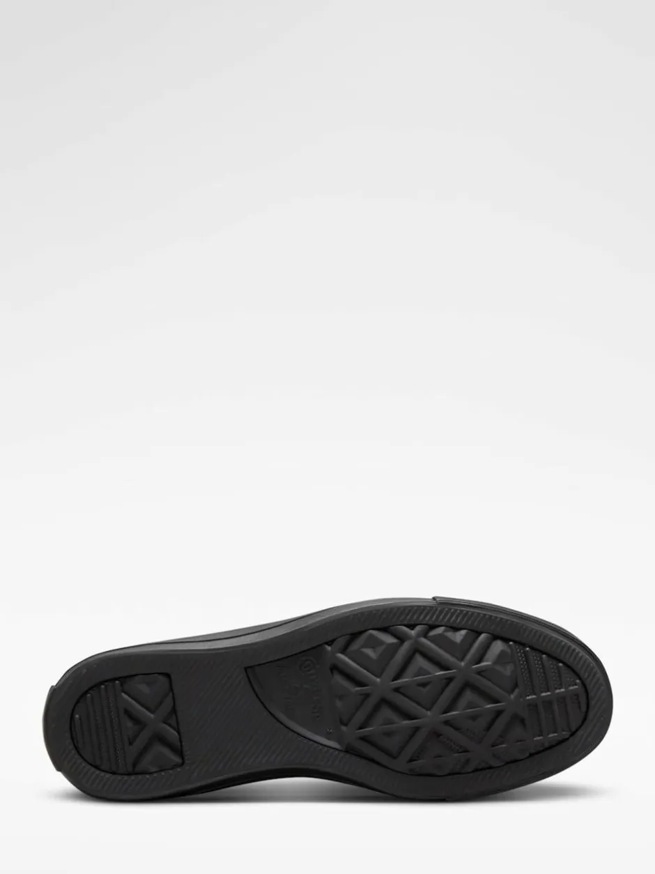 Converse Black Leather High Top Youth Trainers Clearance