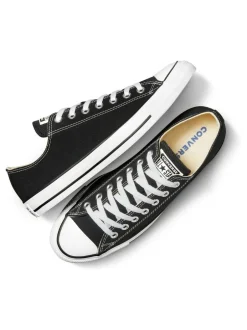 Converse Chuck Ox Trainers Black White Sale